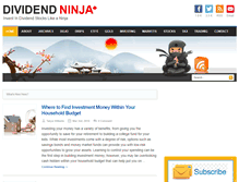 Tablet Screenshot of dividendninja.com